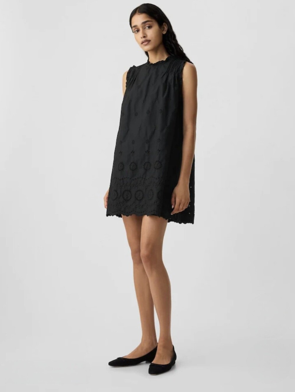 Gap x Doen Eyelet Sleeveless Mini Dress